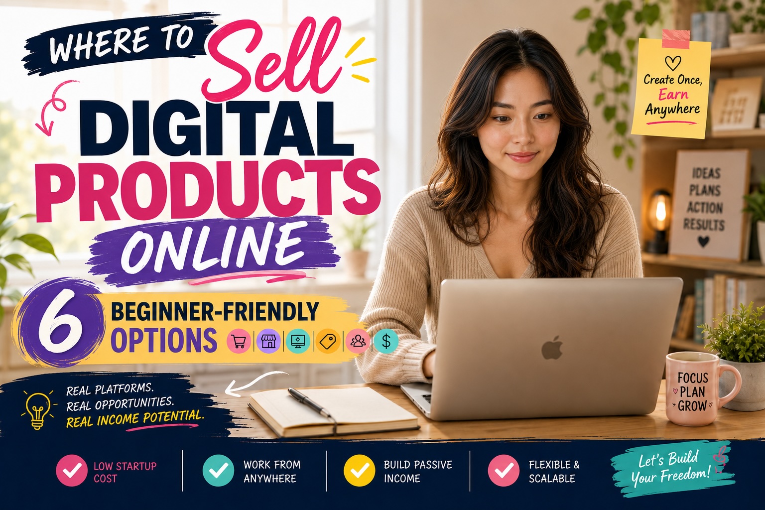 where to sell digital products online