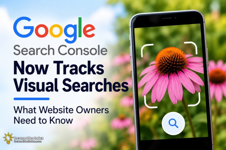 Google Search Console visual search reporting for website owners