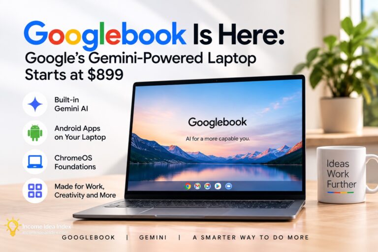Googlebook Gemini-powered laptop starting at $899 with built-in AI and Android apps