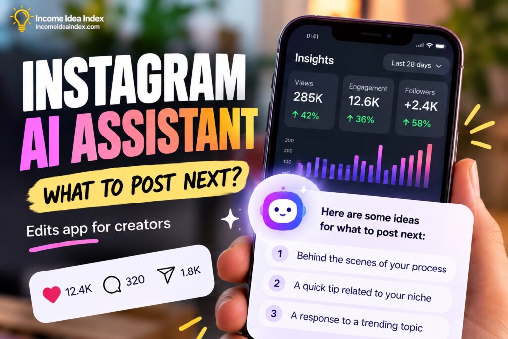 Instagram Edits AI assistant helping creators analyze Reels performance and plan new content
